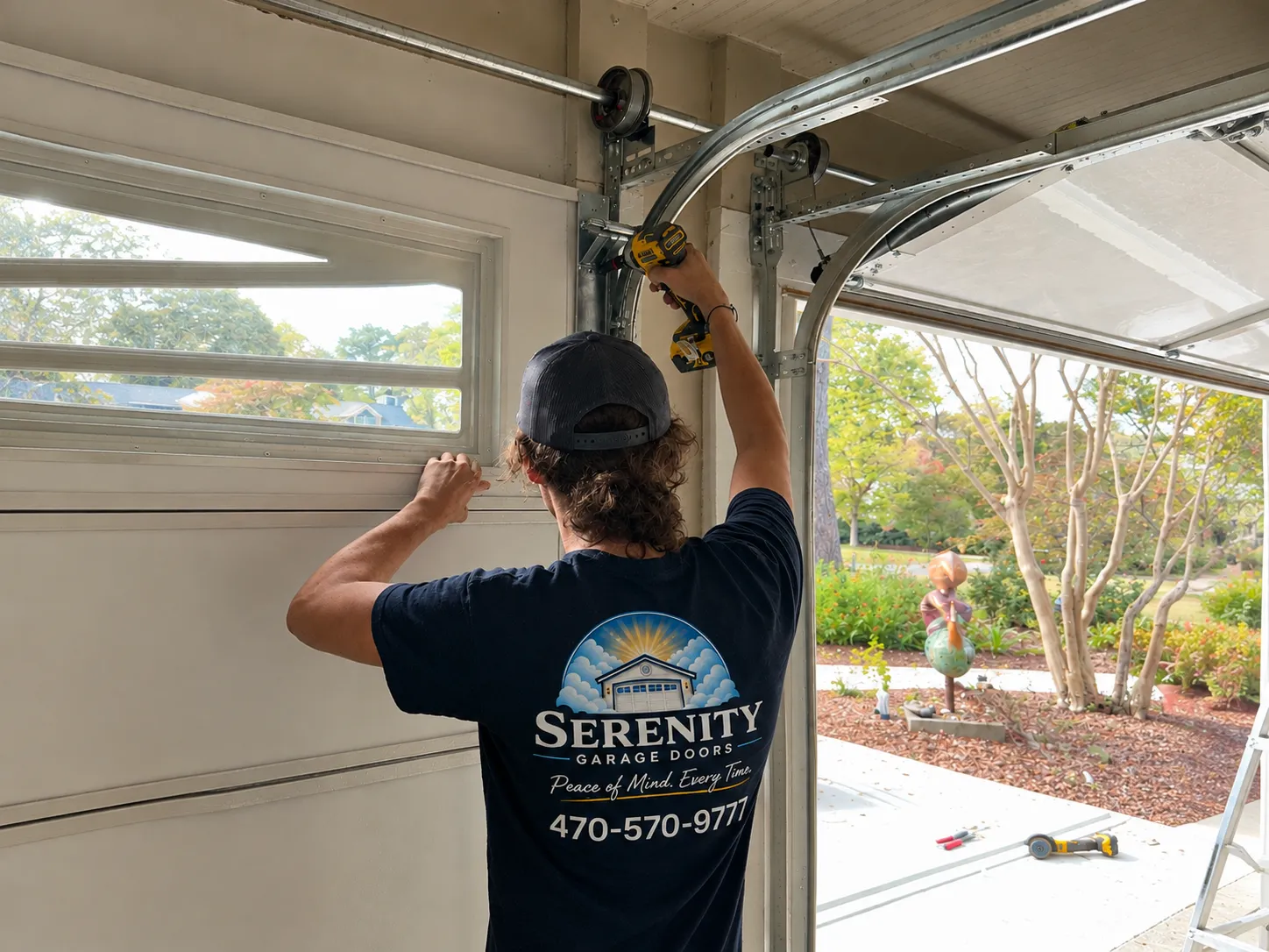 Garage Door Safety Inspection in Milton, GA